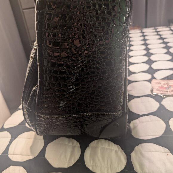 Kathy Van Zealand Croco Overnight Bag - Picture 10 of 11